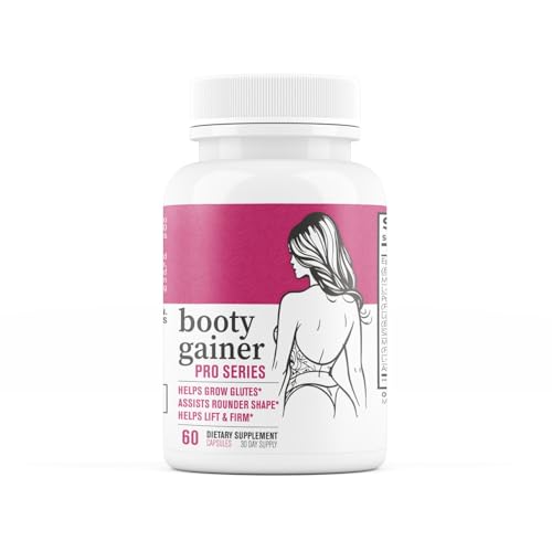 Booty Gainer Pro Series - Weight Gainer for Women to Grow Thicker Booty & Larger Buttox | Helps...