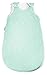 Ehrenkind® Babyschlafsack Rund | Bio-Baumwolle | Ganzjahres Schlafsack Baby Gr. 62/68 Farbe Mint mit weißen Sternen