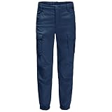 leicht, robust, elastisch Jack Wolfskin Unisex Kinder Treasure Hunter Pants Kids Wanderhose, Dark Indigo, 140 EU