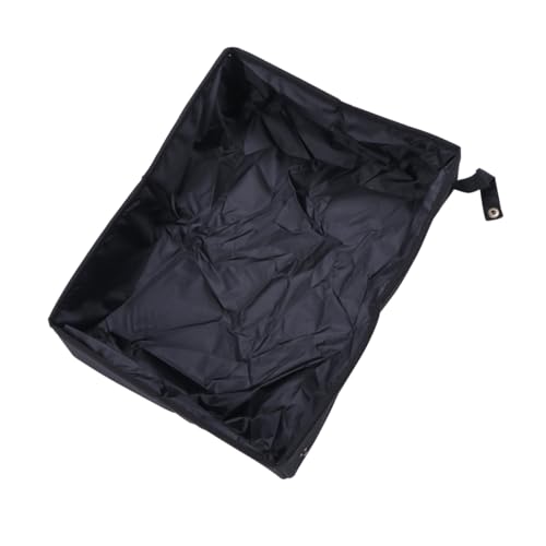 iplusmile 箱 防水猫のごみ流域 室内猫用キャットボックス 折りたたみ式猫トイレ 猫トイレトレーナー 動物のトイレ砂 猫砂トイレ 猫のトイレ ポータブルトイレトレイ 猫の洗面器 Black