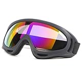 [CHASO] サバゲー ゴーグル UVカット 紫外線 タクティカル アウトドア スノーボード レインボー