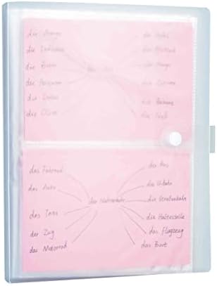 Bercoor 3-Pack Index Card Holders – Holds 240 Cards, Clear Binder For Notes, Recipes, Flashcards