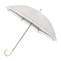 DAKS 雨傘　ベージュ　ムーンバット Amazon | ムーンバット 【ダックス】 雨傘 長傘 先染め