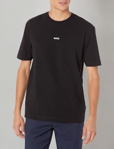 BOSS Men's Center Logo Regular Fit T-Shirt3