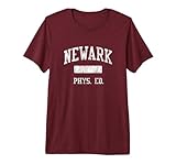 Newark High School HS Newark OH PHYS Ed Men's Premium Tri-Blend T-Shirt, Burgundy, Large