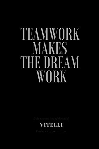  Vitelli Team Work Journal - Diary Notebook - To-do list with 100 pages - 6\
