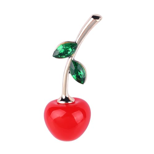 Broche cerise femme épingle alliage accessoire événement professionnel