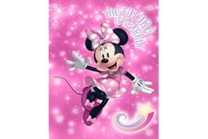 Minnie Mouse Sparkle Soft Throw Blanket