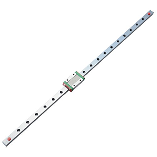 ReliaBot 480mm MGN12 Linear Rail Guide with 1pc MGN12H Carriage Block for 3D Printer and CNC Machine