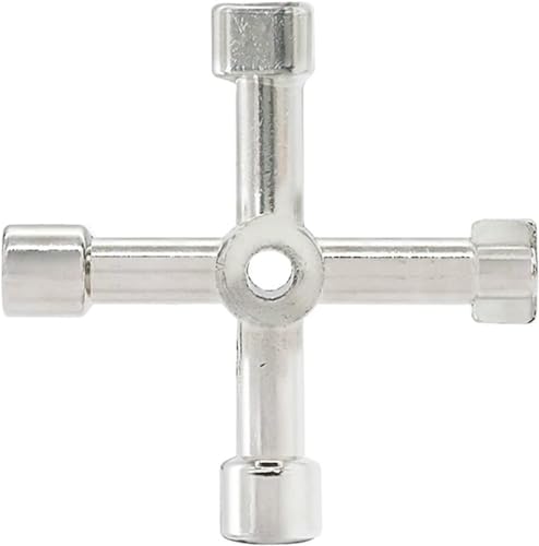Clé multifonctionnelle pour vanne d'ascenseur et trou carré de commande - 2