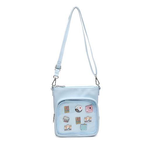 Image of Mini Ita Crossbody Purse, Pin Display Small Shoulder Bag For Anime