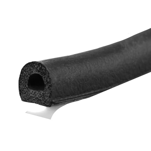 M-D Building Products 01025 17 ft. Black Small Rubber Auto & Marine Weatherseal for All Climates