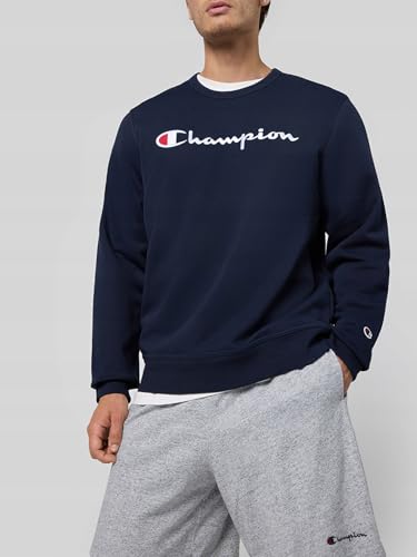 Pull over homme Champion Bluza męska Crewneck granatowa 220254 BS501 - vue 3