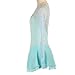 Figure Skating Dress for Women Girls' Ice Skating Sport Outfit Performance Costume (Color : Light Blue, Size : 155CM)