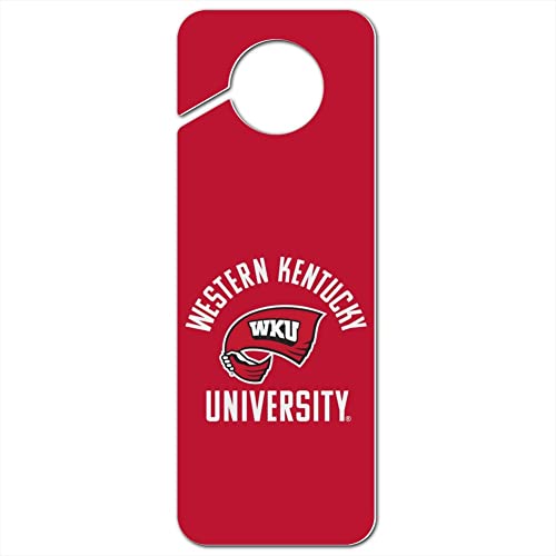 GRAPHICS & MORE Western Kentucky Hilltopper Plastic Door Knob Hanger Sign