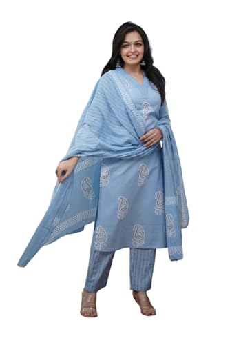 Image of FABNEX kurta set for women | Women Kurti Pant Set (K-160-162)