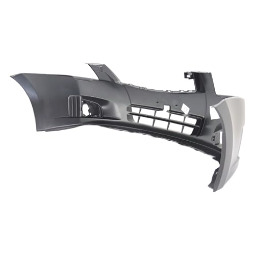 Image of FitParts Compatible with Nissan Sentra 2007-2012 Front Bumper Cover | Primed, With Fog Light Holes, Sedan, Ready to Paint, OEM 62022ET80J, NI1000262