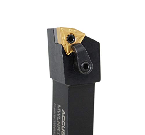 Accusize Industrial Tools 3/4'' By 4-1/2'' Oal Mwlnr-12-4C Toolholder With 10 Pcs Wmng432 Carbide Inserts, 2316-0008Ins2 #TOP6
