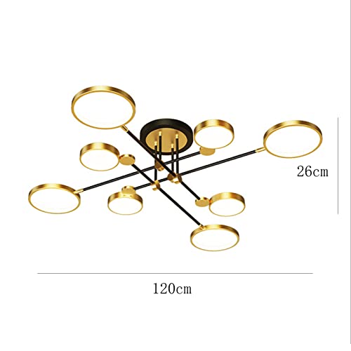 Plafond géométrique nordique à LED pour lustres de chambre - 2