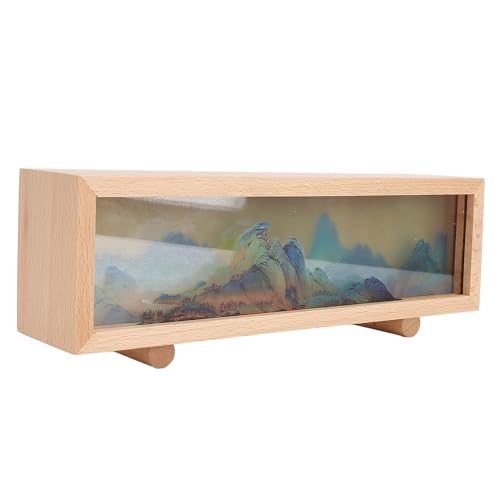 Desktop Lamp Box, 3D Effect with Acrylic Panels, Stepless Dimming, Touch Control for Decoration, White Light, Warm Light,