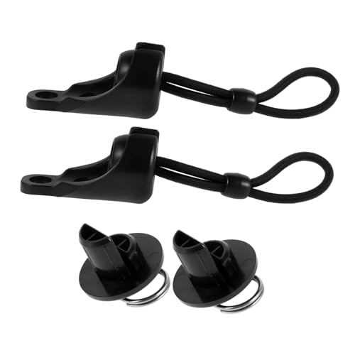 Uonlytech 1set Bungee Cord End Cap Curtain Stability Windproof Cord Lock Kit for Roller Shades Homes Offices