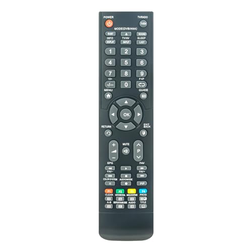 AULCMEET Télécommande, NF036RD Nouvelle télécommande de Remplacement adaptée FUNAI LCD TV LT850-M32 NF036RD NF031RD NF028RD NF021RDLT7-M32BB LH7-M22BB LT8-M40BB LH7-M19BB LH8-M26BB LF7-M19BB