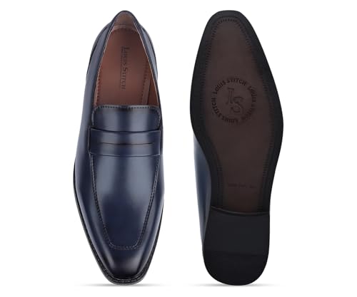 Image of LOUIS STITCH Formal Shoe for Men Shoes |Breathable Lining, Moccasins Style | Comfortable for Business, Casual, Parties (SX MC)