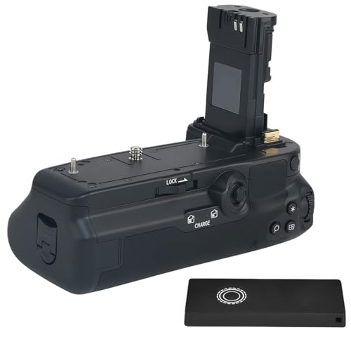 Luulife BG-R20 �c�^�o�b�e���[�O���b�v�z���_�[ ������u���h�~ �O�r�Ή��y�ʐ݌v�f���A���o�b�e���[�X���b�g�t�� �Ή� �c�ʒu���� �y�ʂŎ����^�тɕ֗� (�u���b�N,BG-R10RC)