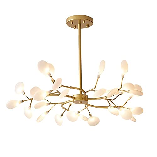 Chandelier créatif au design luciole pour un salon cosy et chaleureux