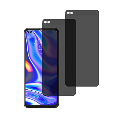VIESUP for Motorola Moto One 5G Anti-spy Screen Protector - Privacy Screen Temered Glass, [2PACK] Scratch-Resistant Privacy Protective Glass Screen Protector for Moto One 5G