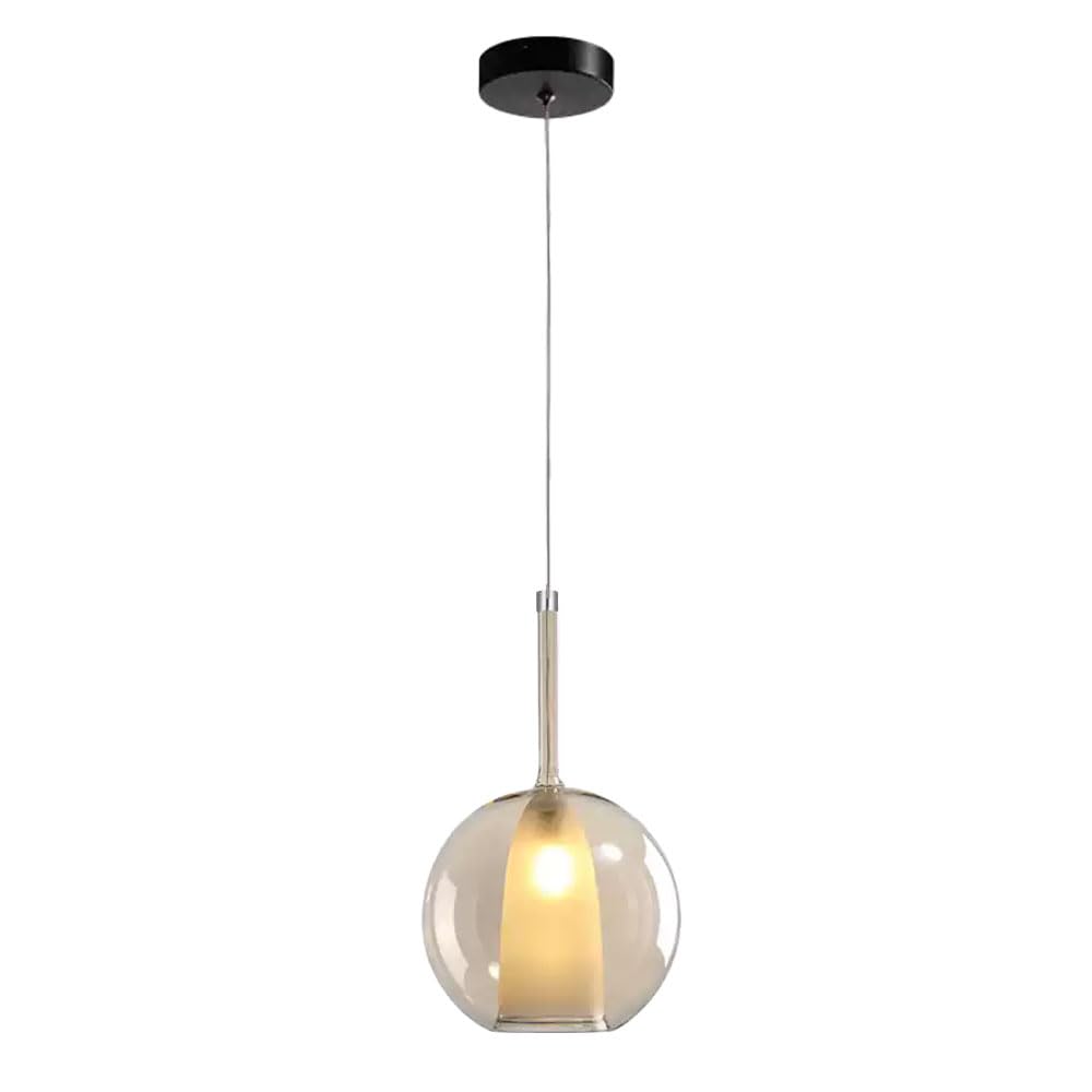 Lampada a Sospensione in Vetro G9 con Sorgente Luminosa