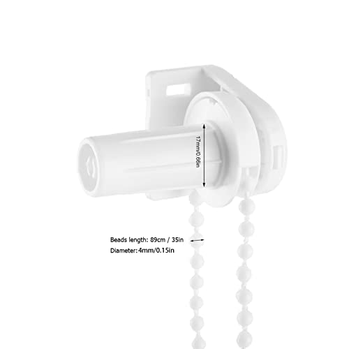 Roller Shade Brackets, 17mm Roller Blind Shade Clutch Universal Replacement Installation Accessories, Core Clutch Bracket Cord Chain Repair kit - Thumbnail 2