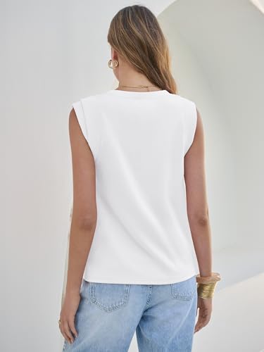 Image of ANRABESS Business Casual Tops for Womens Cap Sleeve Summer Dressy Shirts 2026 Trendy Work Office Outfits Clothing