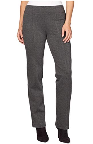 Gloria Vanderbilt Ladies Jolie Ponte Stretch Pull On Pant, Heather Grey (8 Average)