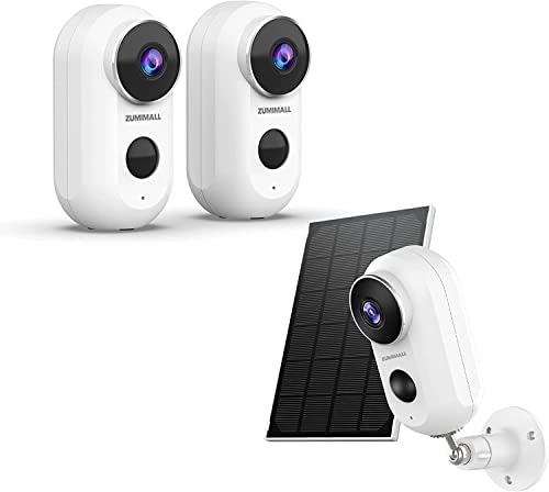 Zumimall Outdoor Camera Wireless, 2K Fhd Battery Powered Wireless Camera With Siren, Outdoor & Indoor Rechargeable Surveillance Camera For Home Security, Night Vision, Motion Detection, 2.4G Wifi #TOP23