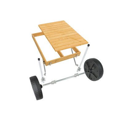 Playstar Inc. Standard Roll in Dock with Wood Top