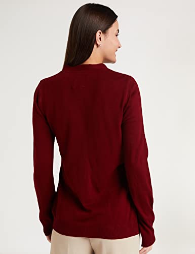 Image of Amazon Brand - Symbol Women's Acrylic V Neck Regular Fit Cardigan Sweater (Available in Plus Sizes)