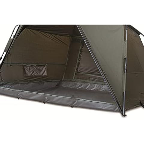 Solar Tackle SP Compact Heavy Duty Groundsheet, Compatible with Spider Bivvy Shelter (Sold Separately) for Fishing, Camping, Social, Water Resistant, Lightweight Design, Khaki Green, One Size Cover