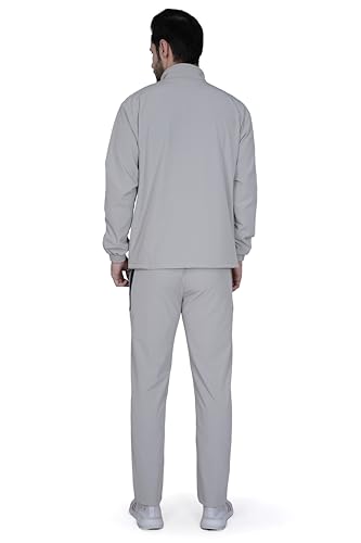 Image of BW:Beatwide Men's Tracksuit NS Dot Terry Polyester Spandex Full Stretch | Track Suit for Man Winter Wear | Sports Track Suit for Men Gym Running, Workout