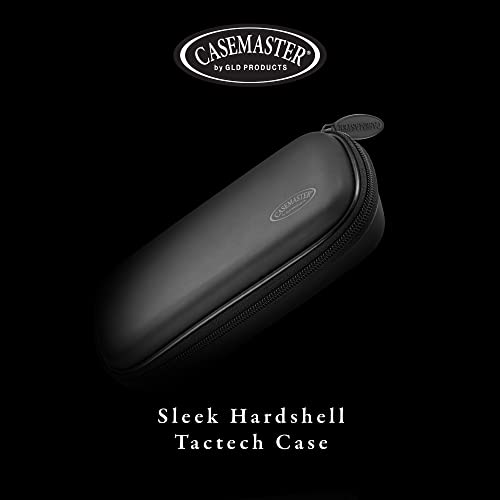 Casemaster Warden 3 Dart Case, Holds Extra Accessories, Tips, Shafts And Flights, Compatible With Steel Tip And Soft Tip Darts, Impact & Water Resistant Tactech Shell, Black Zipper #TOP2
