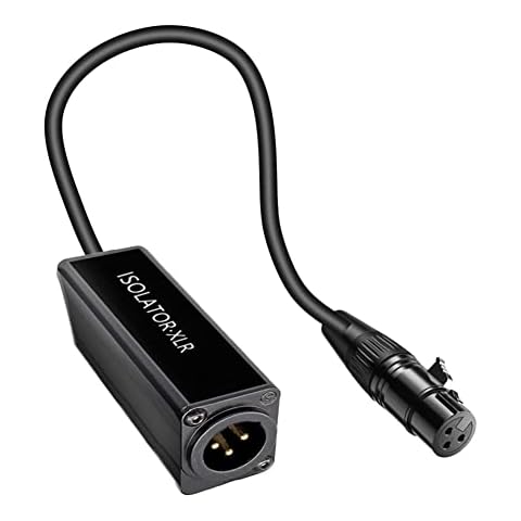 MACIMO Audio Cable Isolator XLR Eliminates Noise Ground Loop Audio Isolator Eliminates Noise Cover