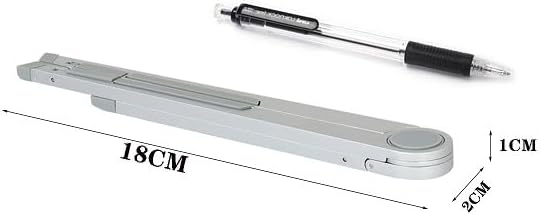 Miniatura 6 de Soporte ajustable para tableta, plegable portátil para viajes, oficina, iPad, 3 patas, soporte de metal antideslizante de silicona