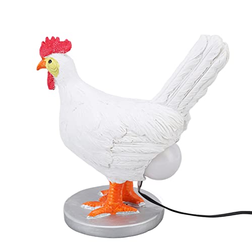 Veilleuse poule pondeuse LED résine pour chasser l'obscurité avec humour