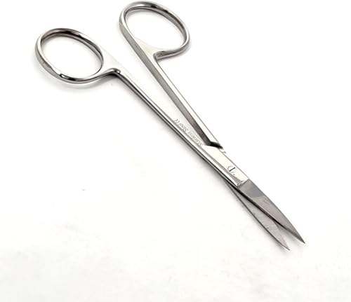 A2Z Scilab A2Z-130-AID A2Z-Irs01 Stainless Steel Iris Dissecting Scissors 4.5" thumb #3