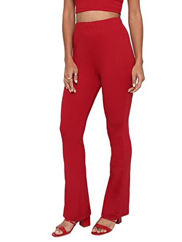 Image of Shasmi Women's Yoga Dress Pants Stretchy Work Slacks Business Casual Office Straight Leg /Boot-Cut Elastic Waist Regular Fit Trouser Pant (Pant 57)