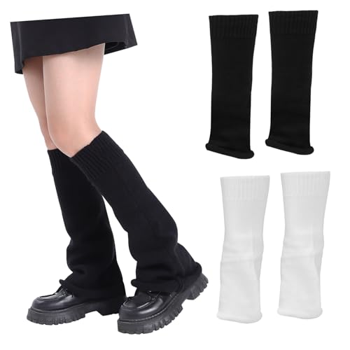 Jambières tricotées pour style Lolita mignon et tenues d'hiver décontractées