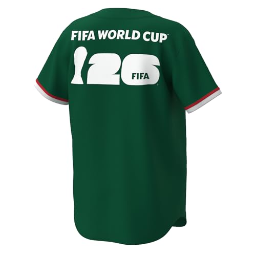 Image of Outerstuff FIFA World Cup 2026 Mens Short Sleeve Button Front Baseball Jersey