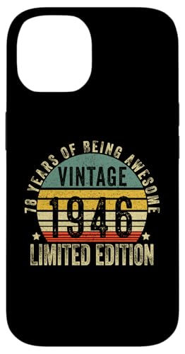 78 Year Old Gifts Vintage 1946 Limited Edition 78th Birthday X}zP[X iPhone 14 p