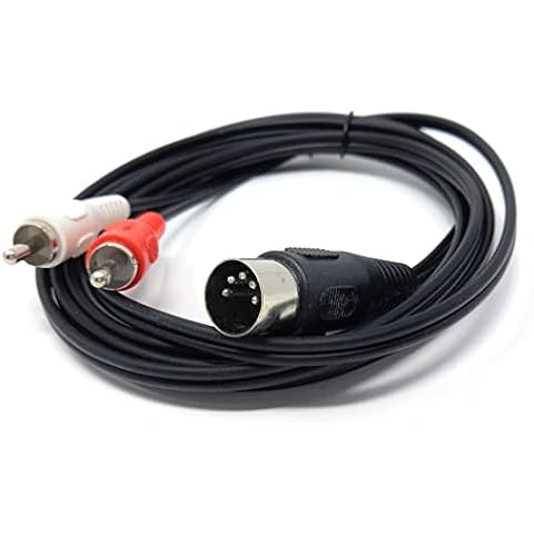 DRUT 2m 5 Pin Midi to RCA Audio Cable Cover