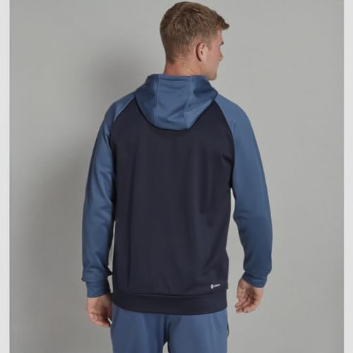 adidas Big & Tall Game & Go Big Logo Pullover Hoodie Ink/Wonder Steel 2XL Tall3